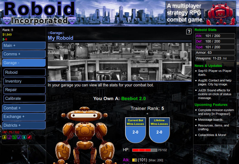 Roboid Incorporated screenshot