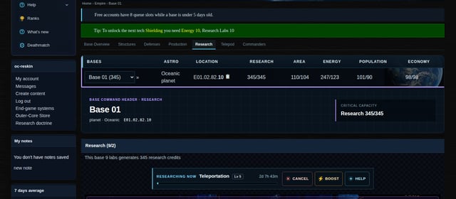 Outer Core banner