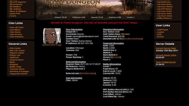 Fated Dungeon - New free PBBG! preview