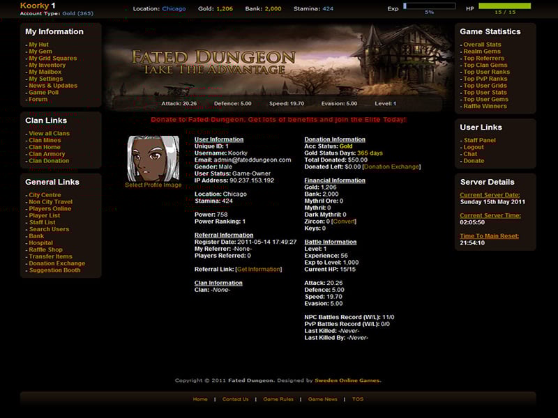 Fated Dungeon - New free PBBG! screenshot