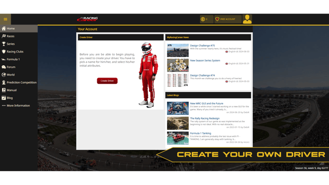 My Racing Career preview