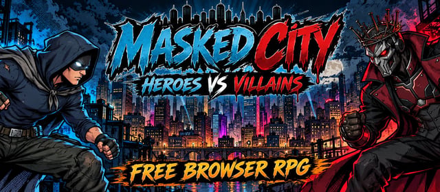 Masked City banner