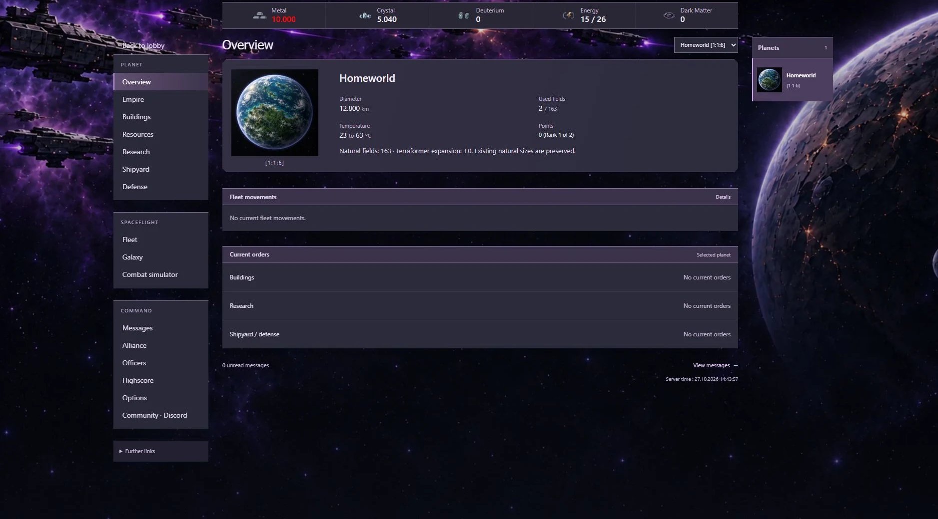 Retro Space screenshot