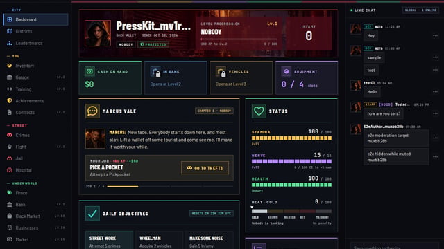 Infamy preview