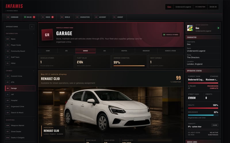 Infamis screenshot