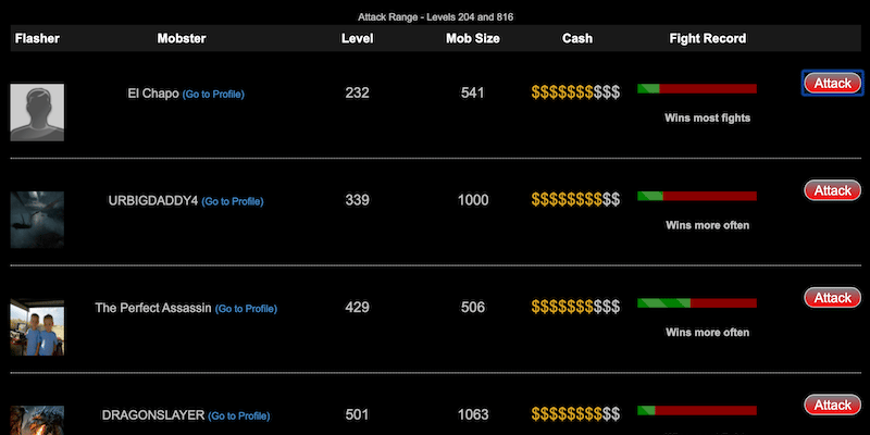 Mobsters United screenshot