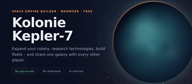 Kolonie Kepler-7 banner