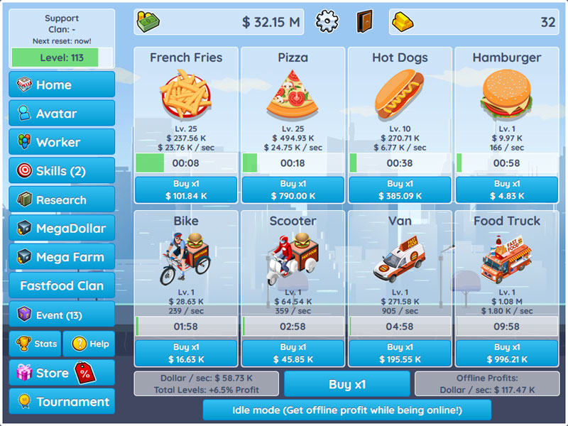 Fastfood Gigant Empire screenshot