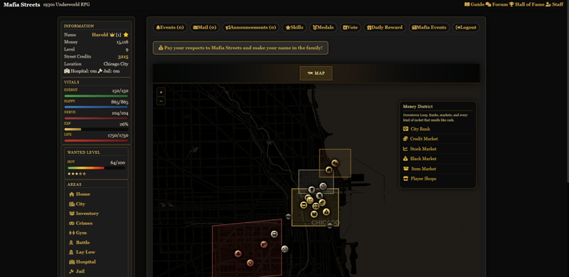 Mafiastreets screenshot