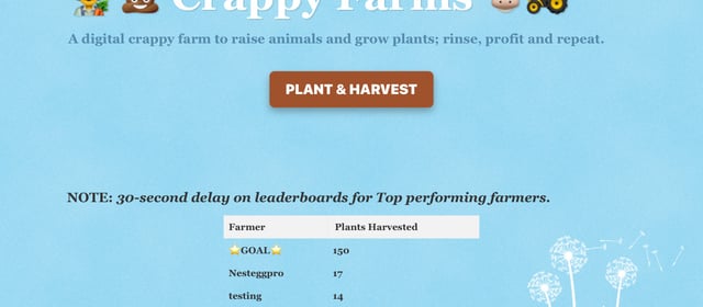 Crappy Farm banner
