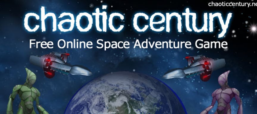 Chaotic Century Free Space Adventure Text Game banner