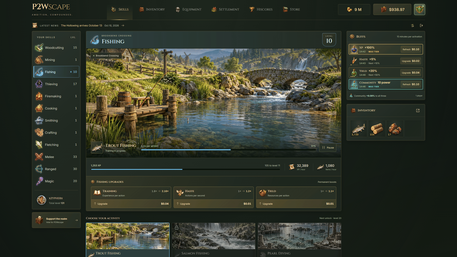 P2Wscape screenshot