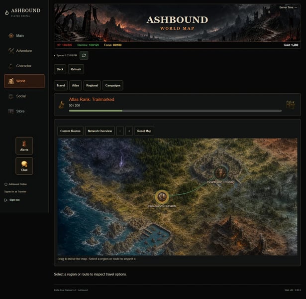 Ashbound screenshot