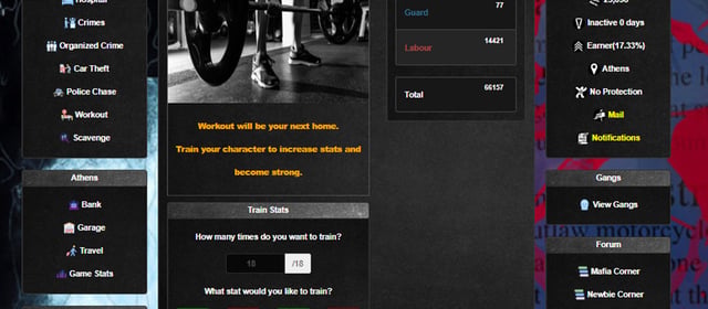 MafiaShot Browser Game banner