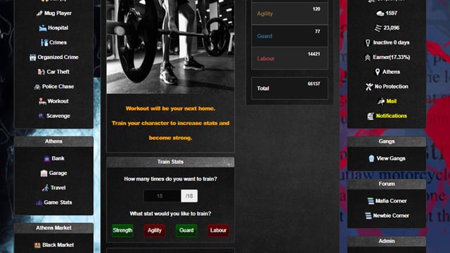 MafiaShot Browser Game preview
