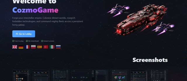 CozmoGame banner