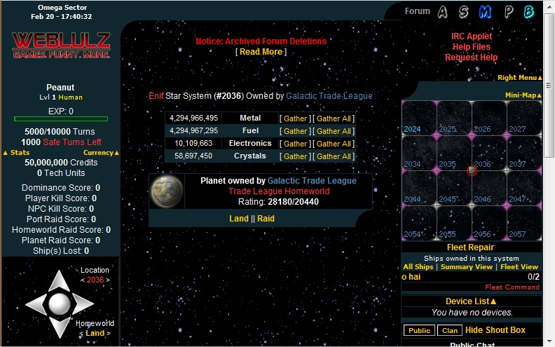 Solar Empire Infinium screenshot