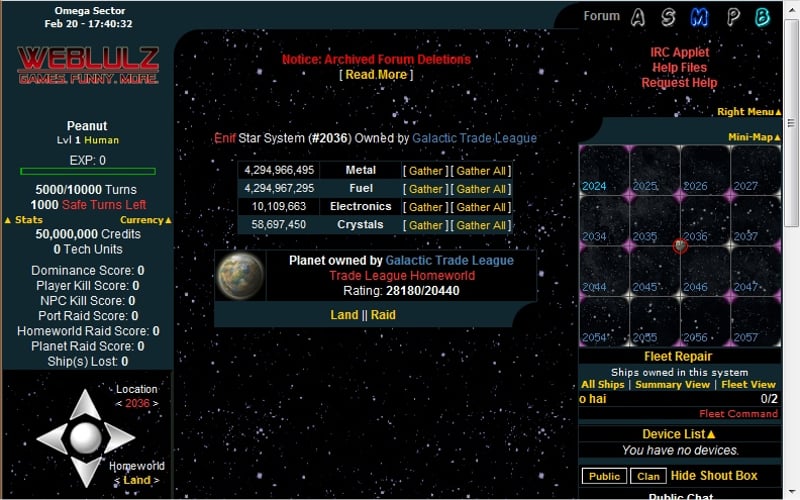 Solar Empire Infinium screenshot