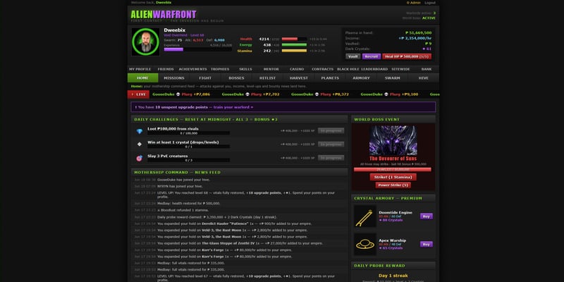 Alien Warfront screenshot