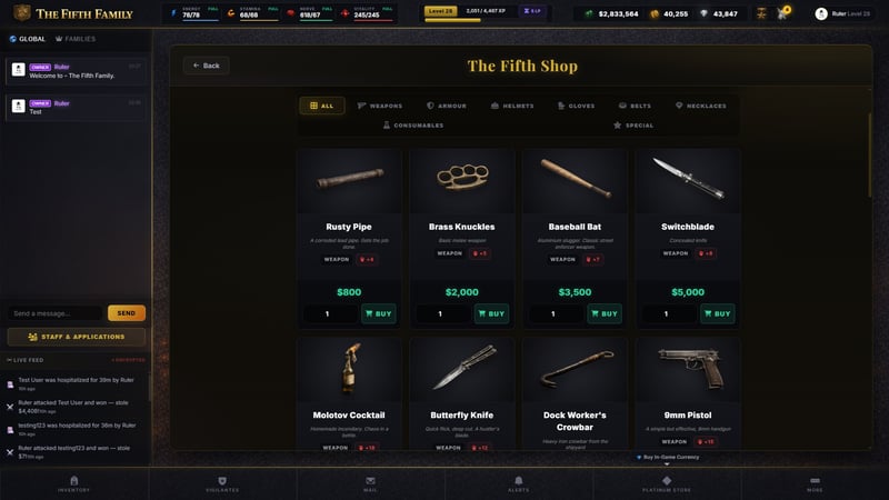 The Fifth Family screenshot