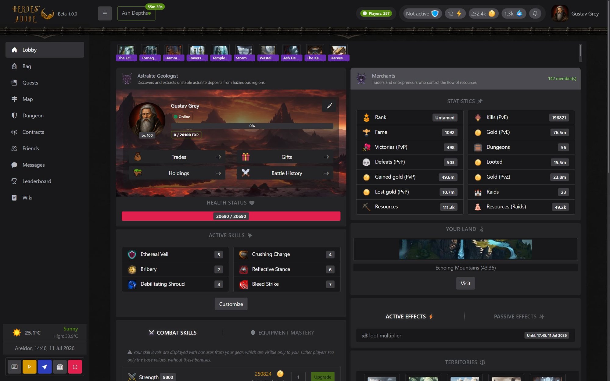 Heroes Adobe screenshot
