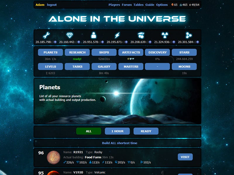 Alone in the Universe screenshot