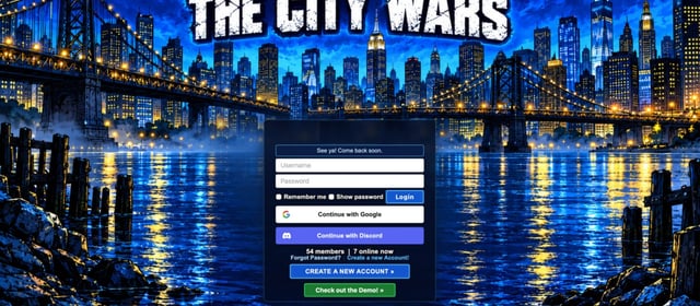 The City Wars banner