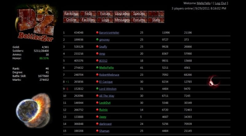 BattlecZar screenshot