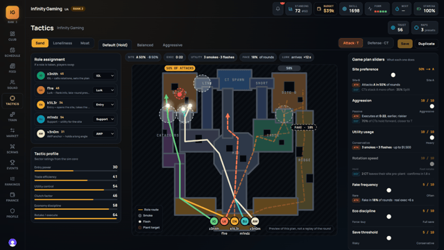 Gladi eSports Manager preview
