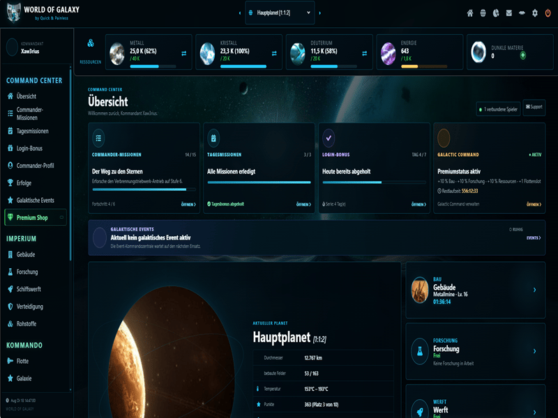 World of Galaxy screenshot