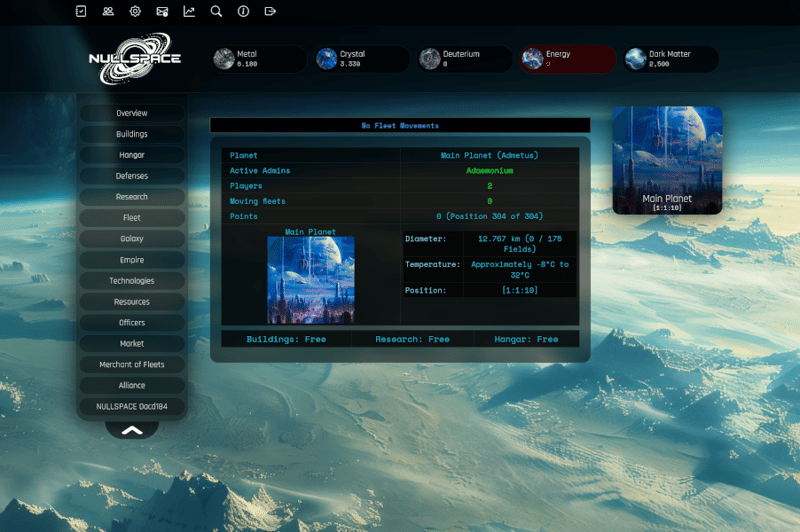 NULLSPACE screenshot