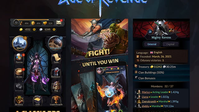 Age of Revenge - mobile MMORPG preview