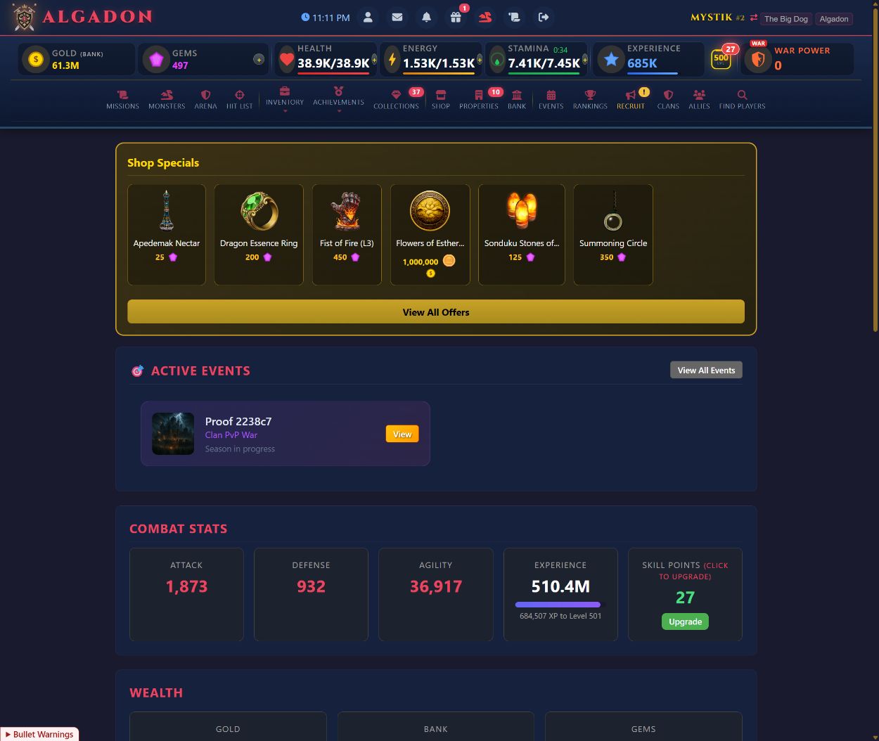 Algadon screenshot