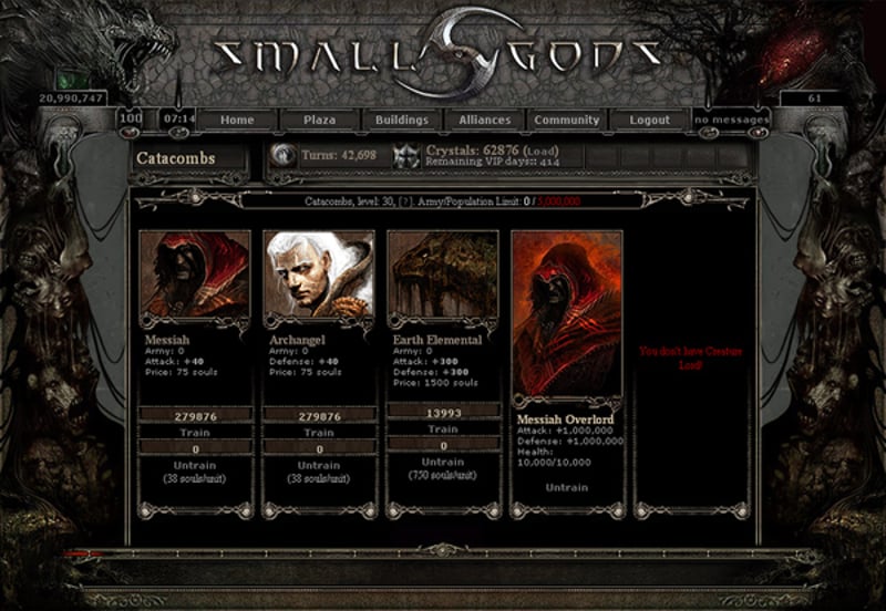 Small Gods MMO screenshot