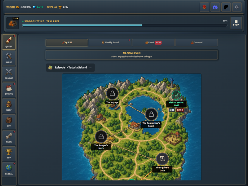 DragonScape Idle screenshot