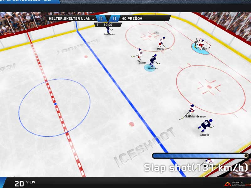 IceShoot hockey manager screenshot
