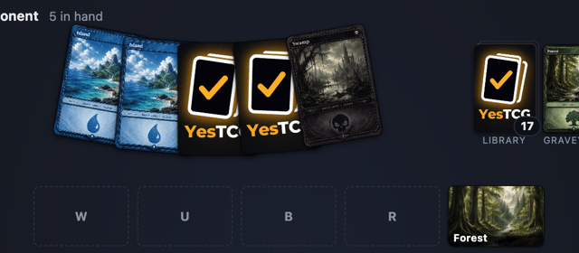 The Basic Land Game banner