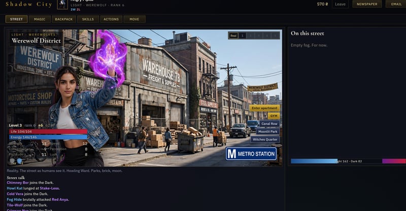 Shadow City screenshot