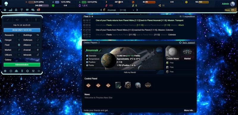 Perplex-New-Star | Aliens in Space screenshot