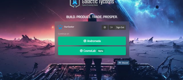 Galactic Tycoons banner