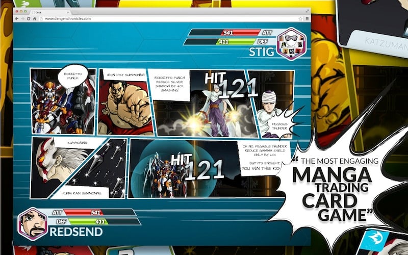 Dengen Chronicles TCG Online screenshot