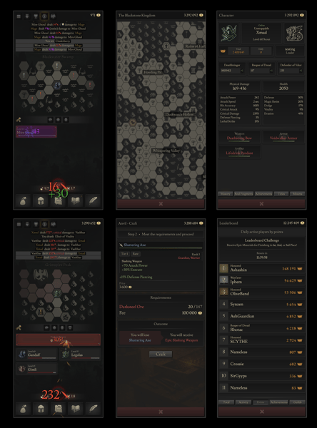 Darkest Age - Text MMORPG screenshot