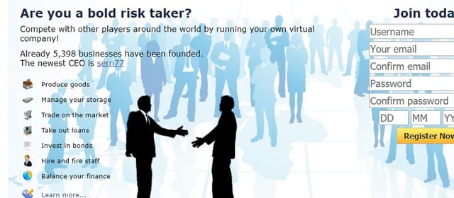 Businessgame banner