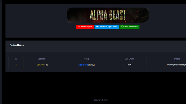 Alpha Beast preview