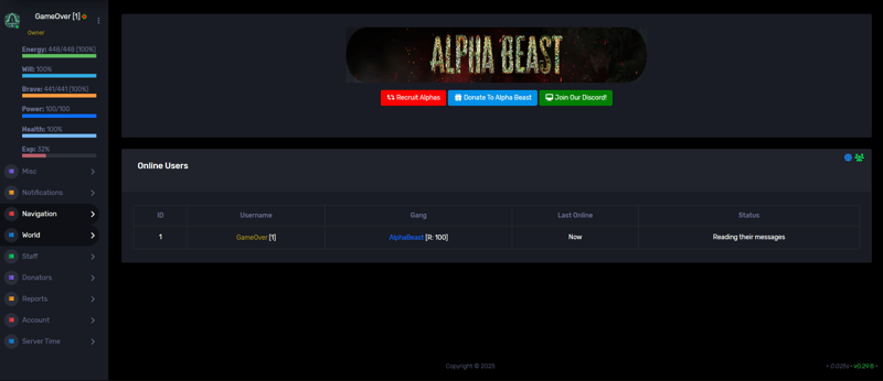 Alpha Beast screenshot