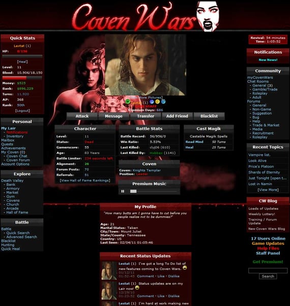 Vampire Genesis screenshot