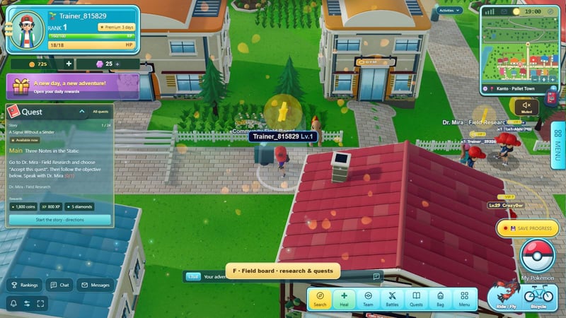 Pokemon World (fan game) screenshot