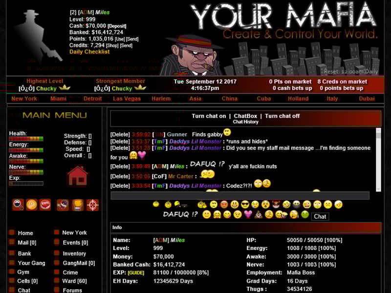Your Mafia Ultimate Free Mafia MMORPG screenshot