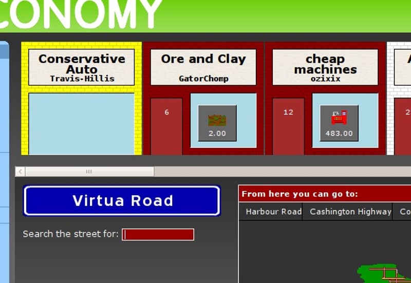 Miniconomy screenshot