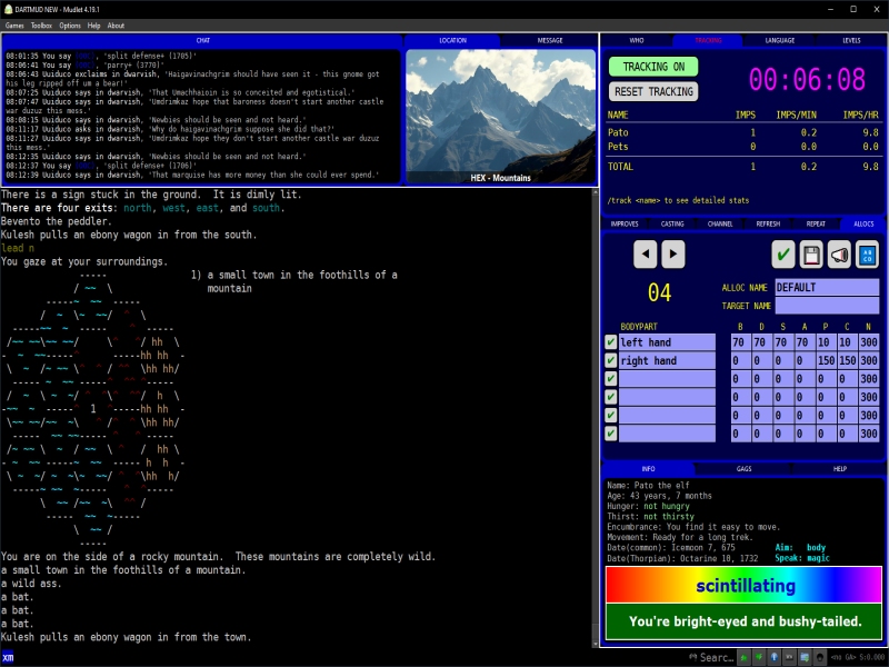 DartMUD - Lands of Ferdarchi screenshot